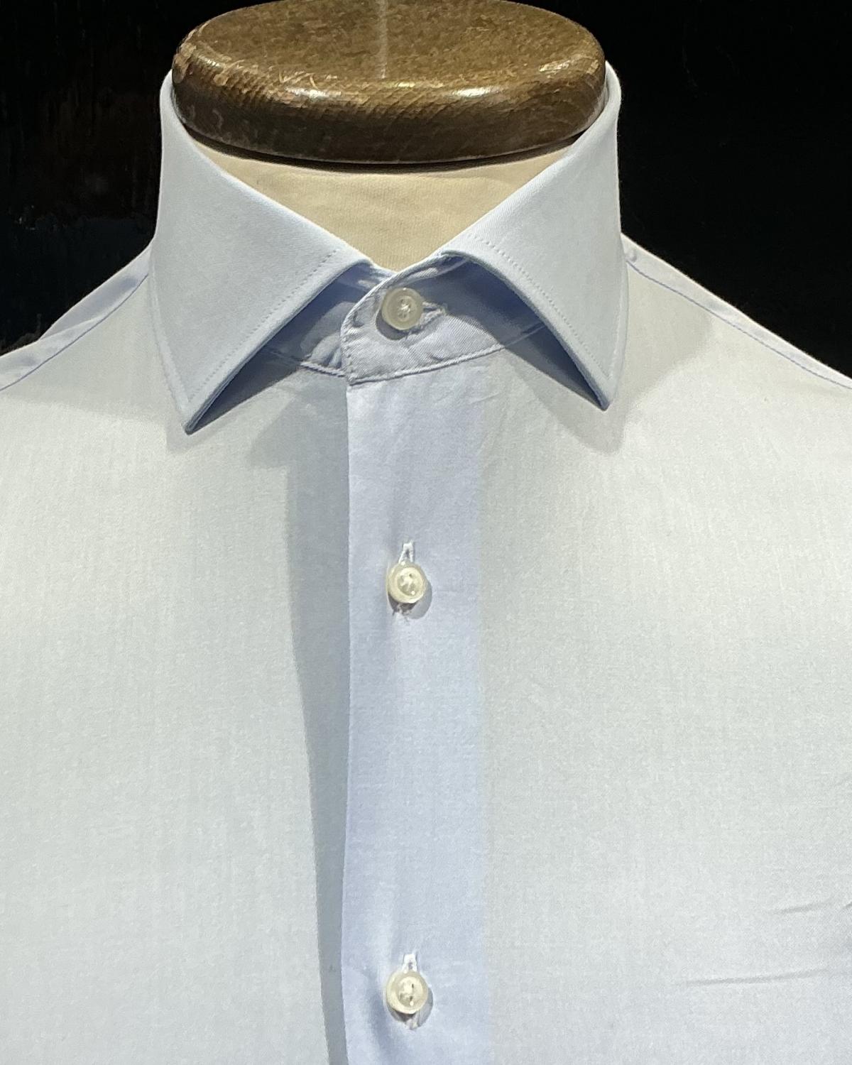 Colletto francese Twill  Cielo