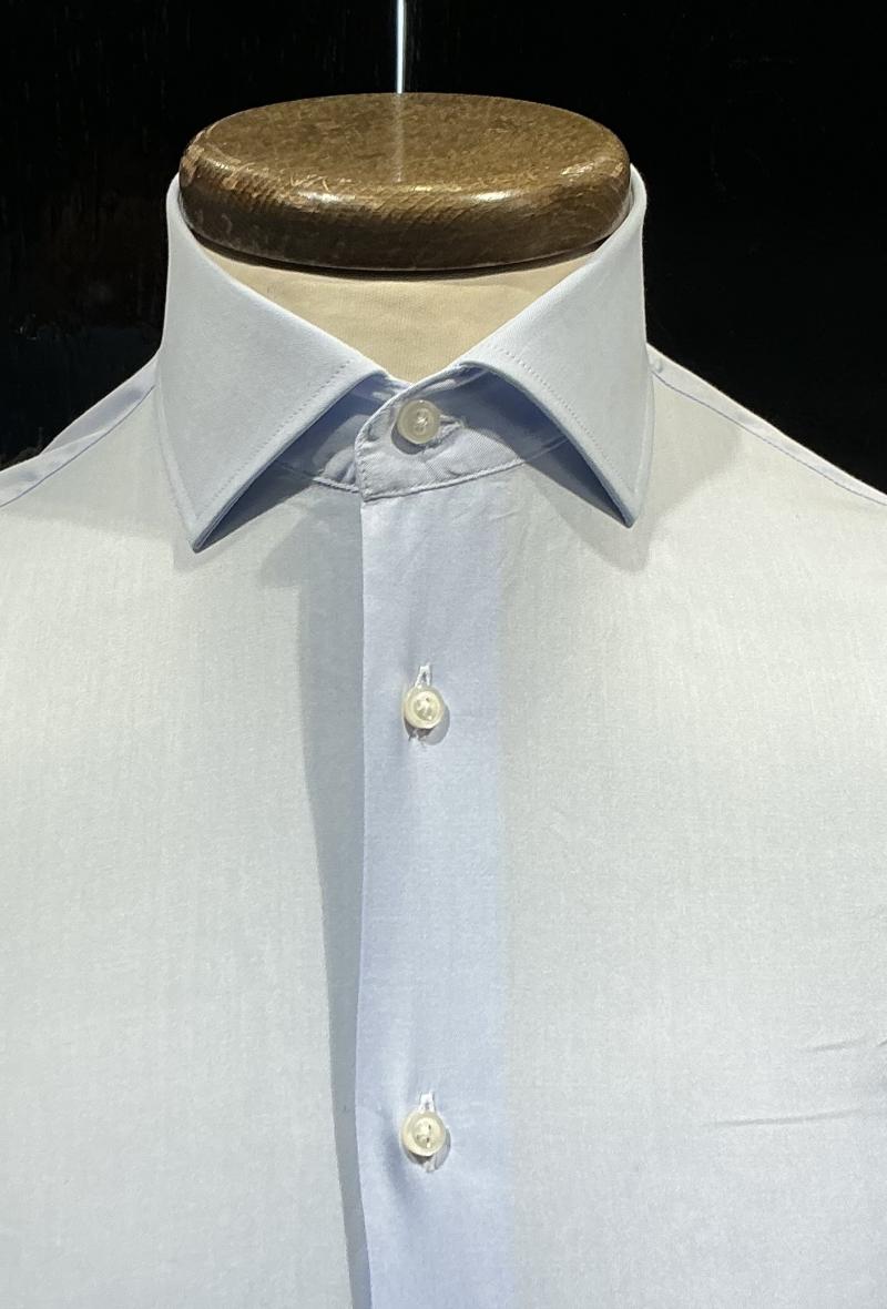 Colletto francese Twill  Cielo
