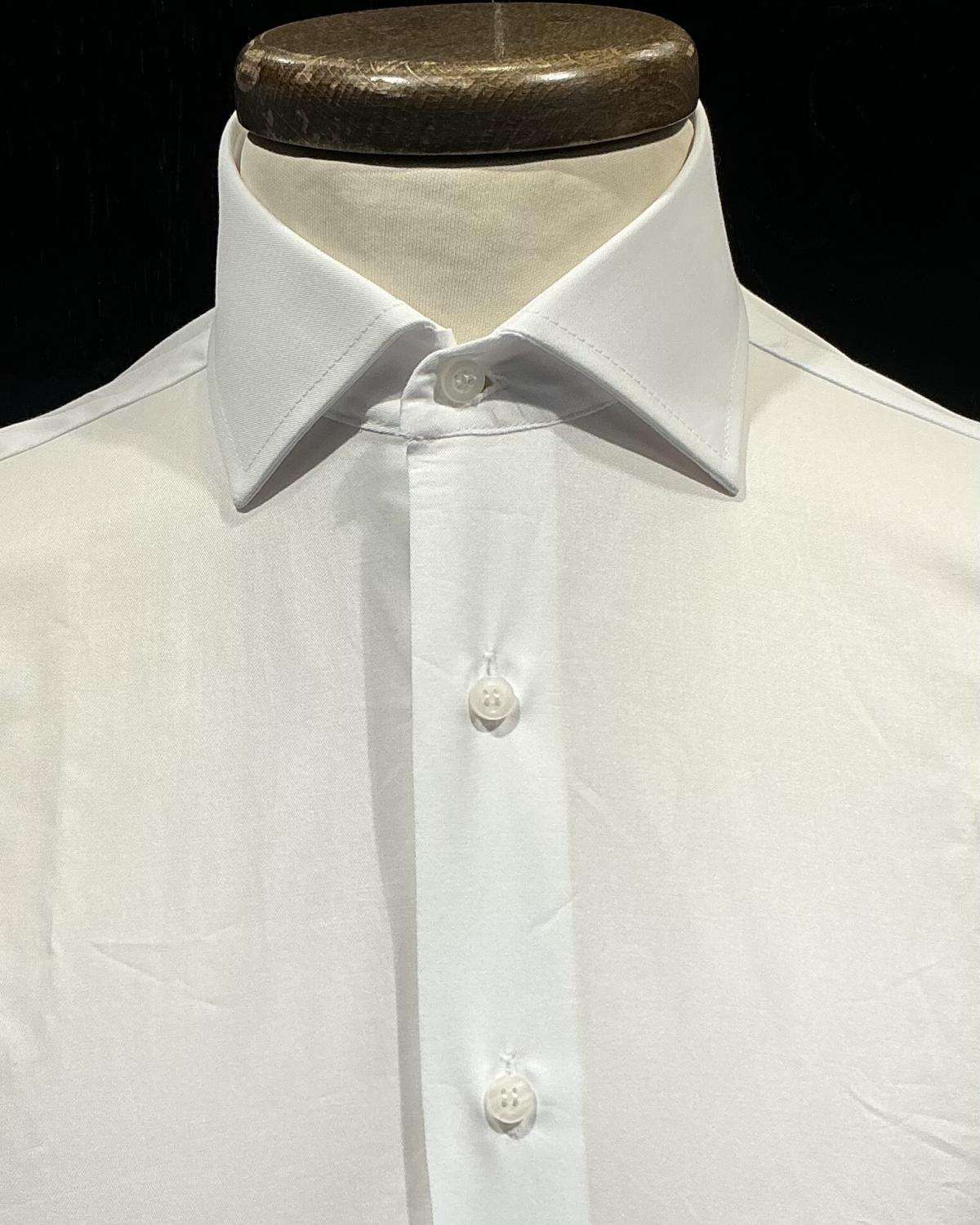 Colletto francese Twill  Bianco