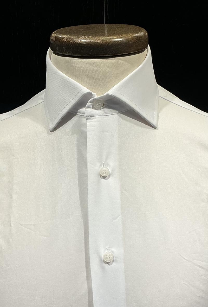 Colletto francese Twill  Bianco