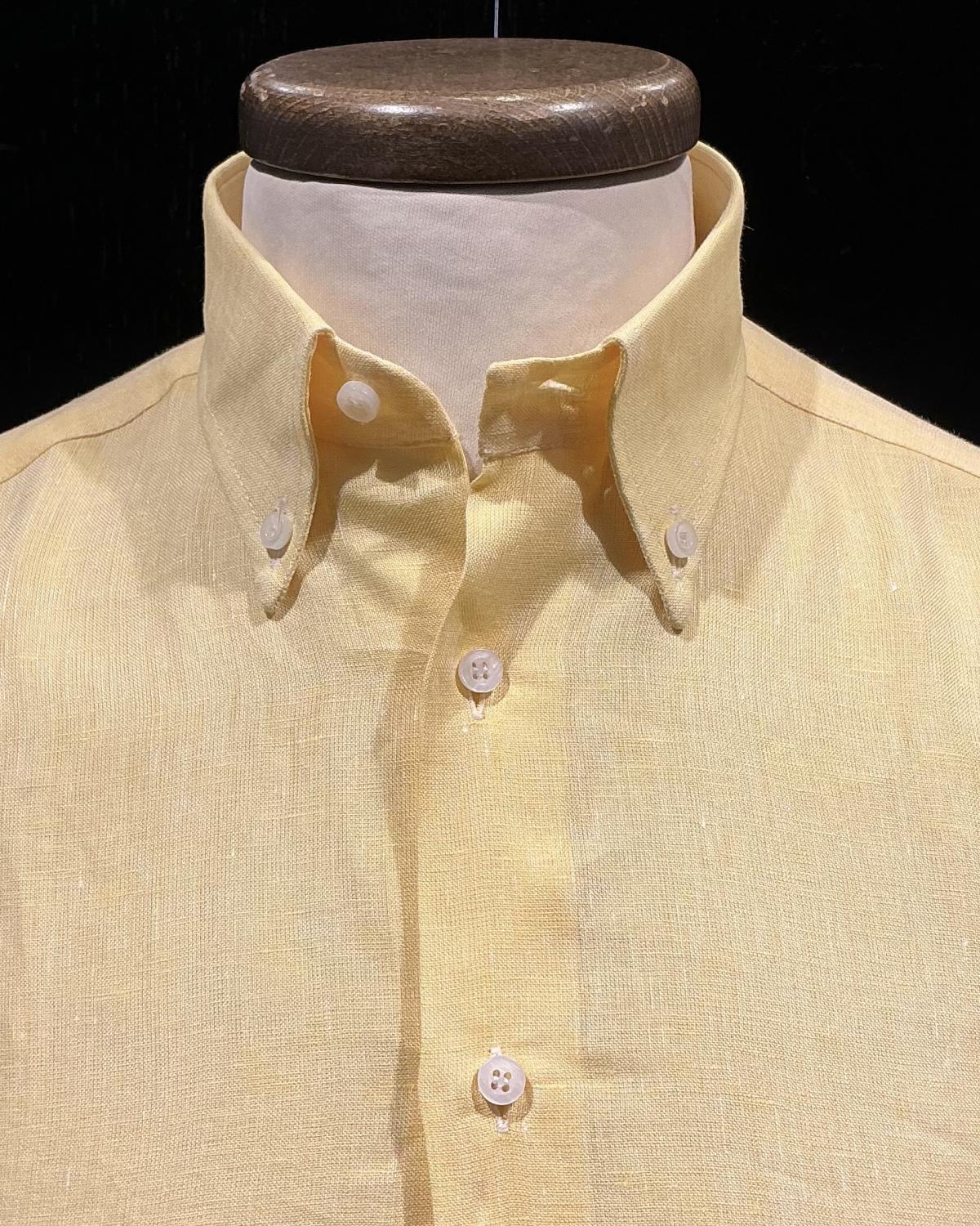 Camicia puro lino Pavone