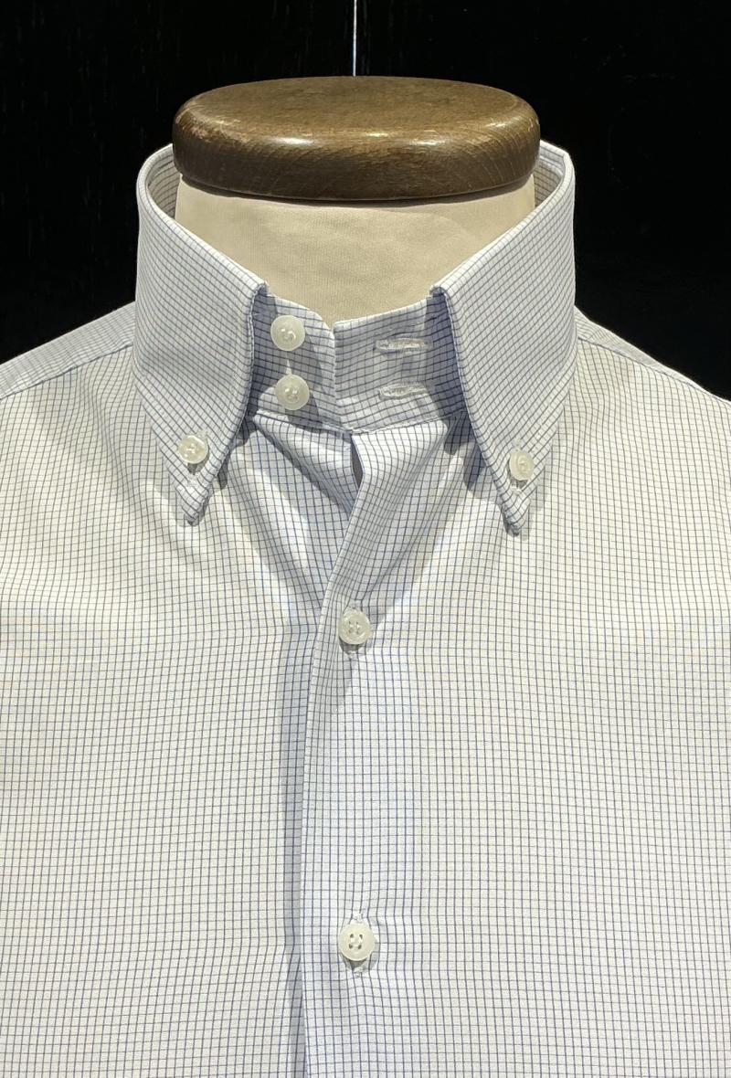 Button down quadretti 