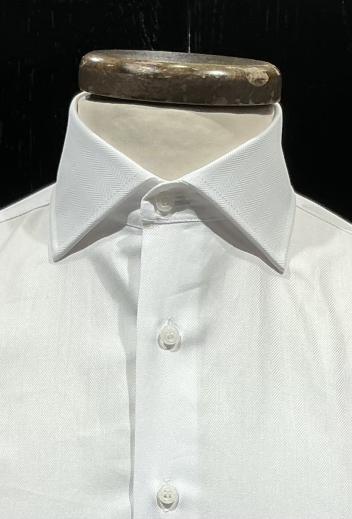 Colletto francese doppio ritorto spinato  Bianco