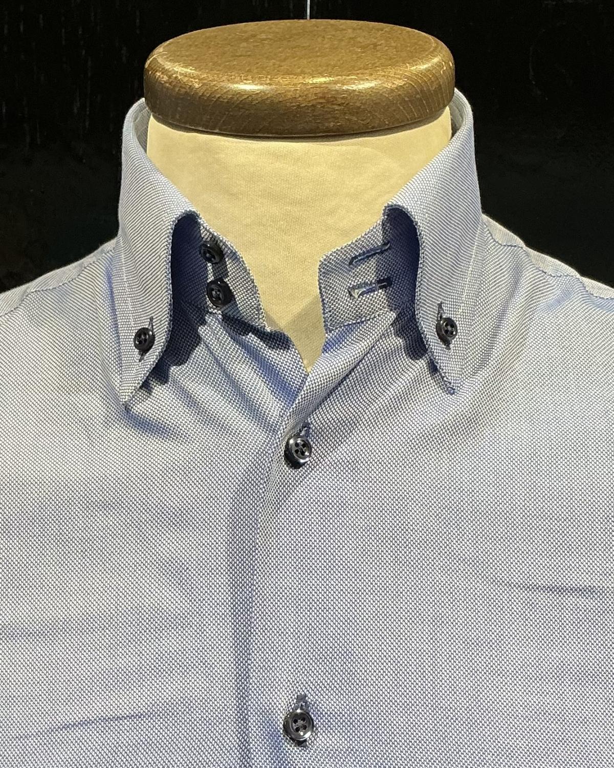 Button down Nido d’ape Azzurro 