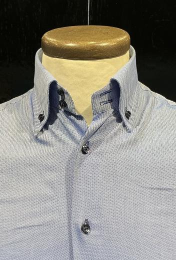 Button down Nido d’ape Azzurro 
