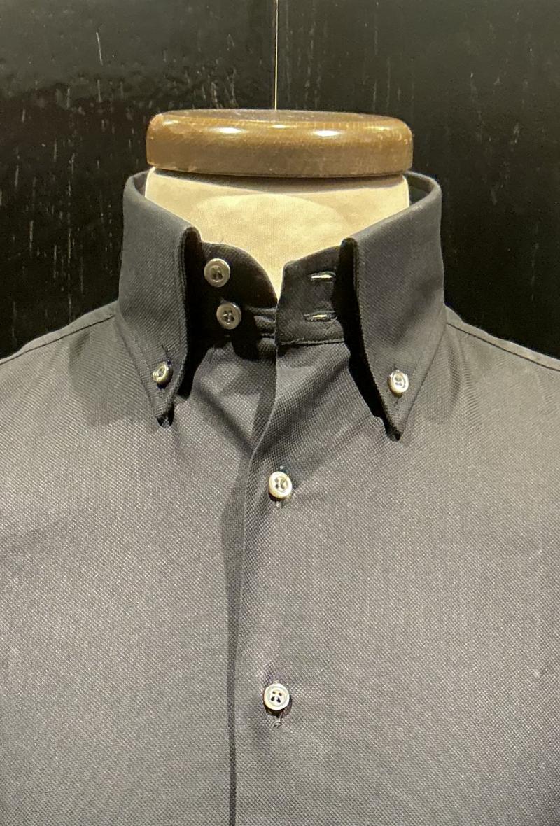 Button down Nido d’ape Nero