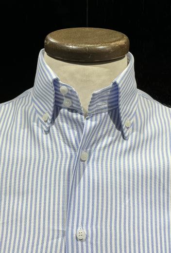 Button down Nido d’ape rigato 
