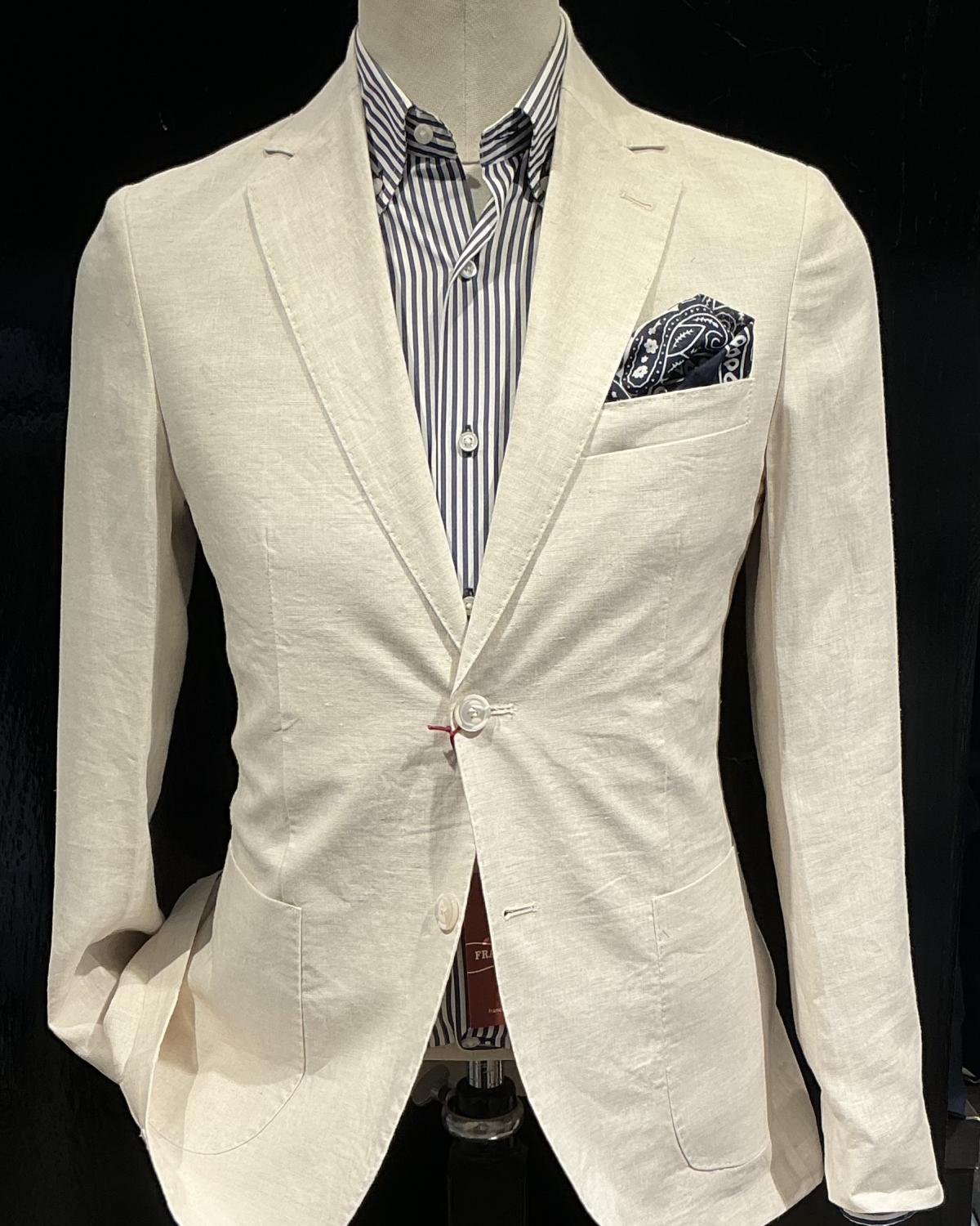Giacca puro lino Beige