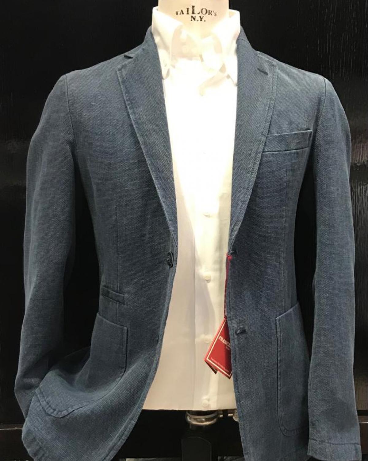 Blu Jeans NAPOLI lino e cotone  Jeans
